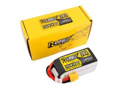 TATTU R-LINE 1200mAh 22.2V 150C 6S1P LIPO BATTERY PACK WITH XT60 PLUG