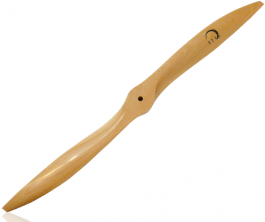 XOAR PJE 19A 3D Beechwood Propeller For Gas RC Airplanes - 19 Inch Diameter, Pitch A