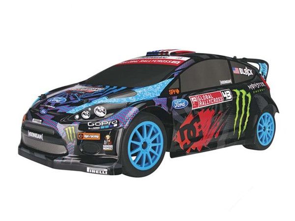 HPI 1 8TH 4WD KEN BLOCK WR8 FLUX W FORD FIESTA F.H.V BODY RTR RC