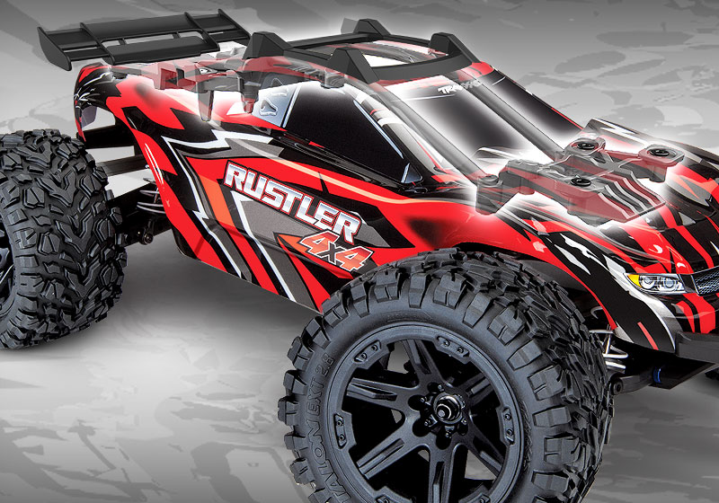 TRAXXAS RUSTLER 4X4 1/10 SCALE HIGH PERFORMANCE