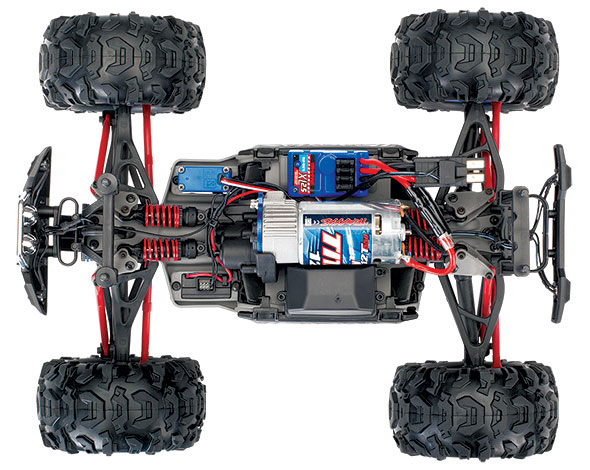 1/16 Summit (#72054-5) Chassis Top View