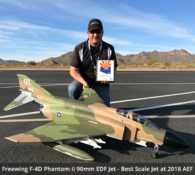 Freewing F4-D Phantom II 90mm EDF Jet - Winner for Best Scale Jet at 2018 AEF.